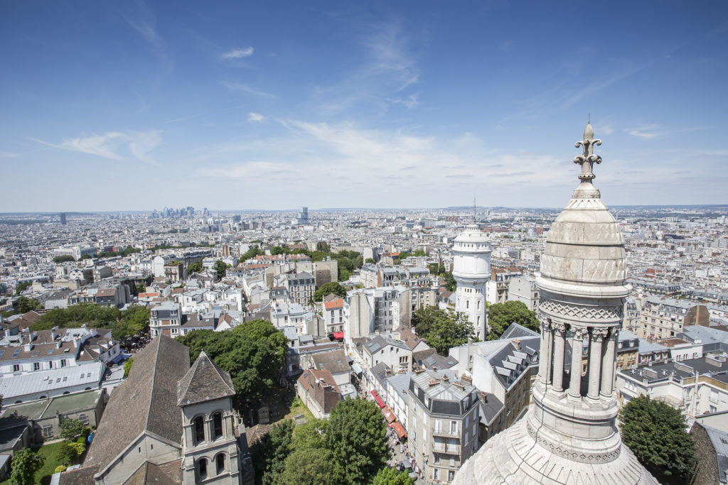 Vistas de París desde la cúpula de Sacré-Coeur